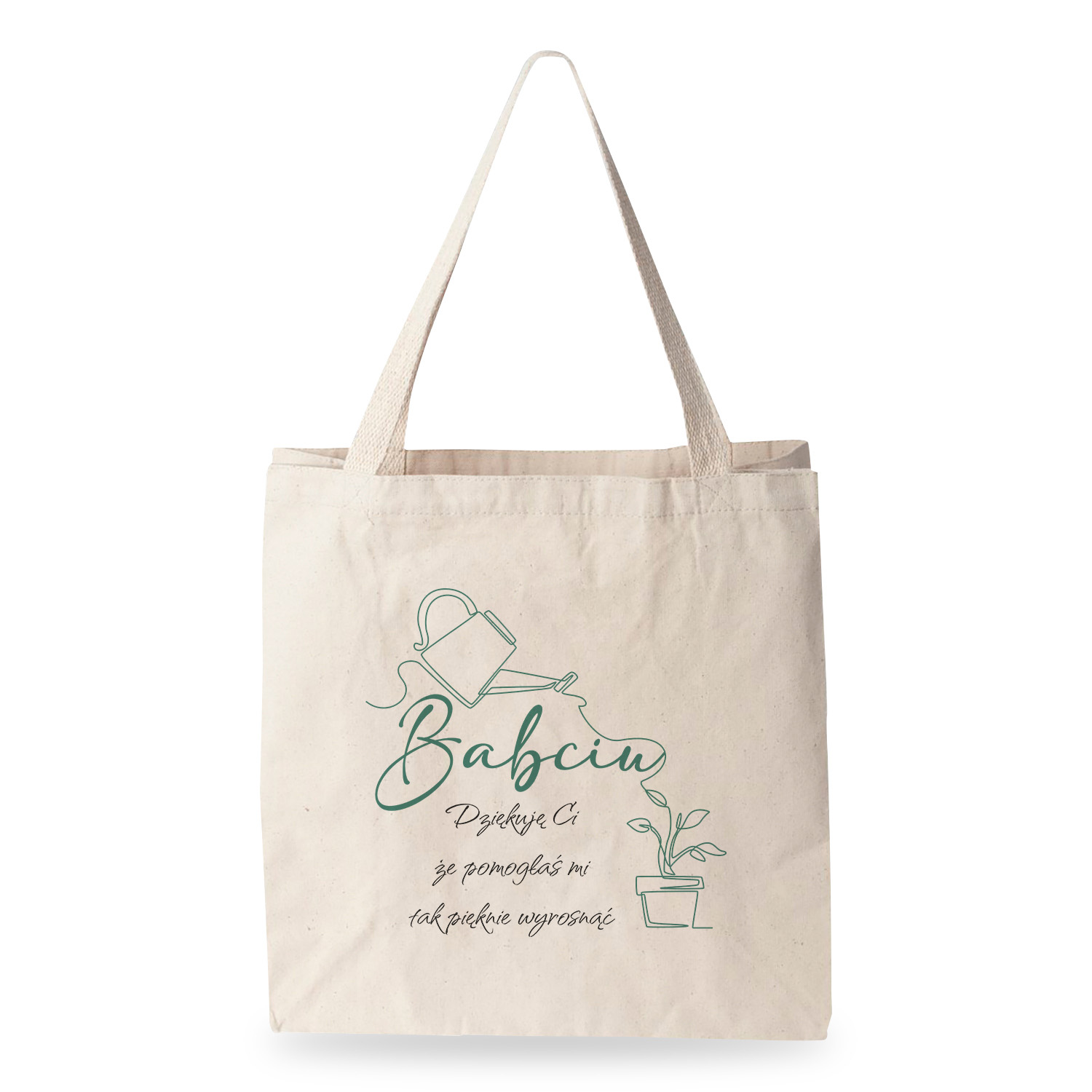 Torba Bawełniana Rosnę dzięki Babci