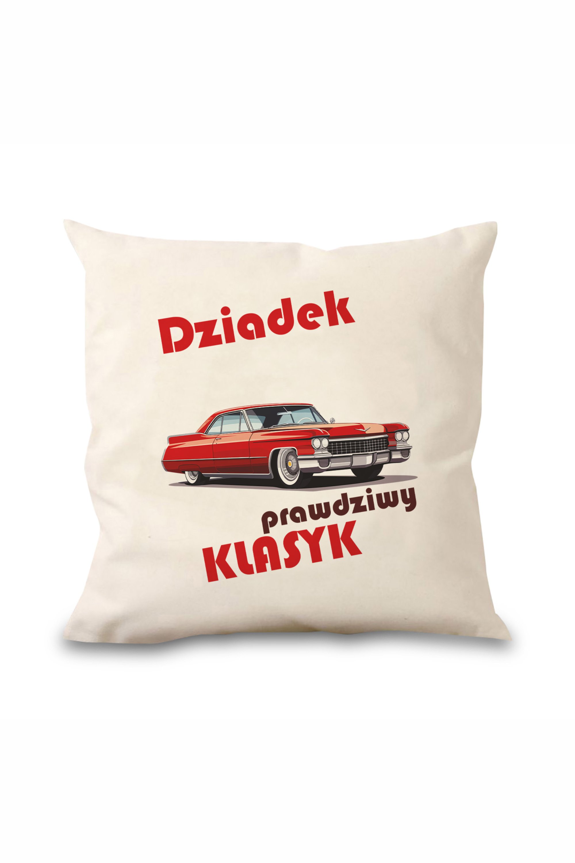 Poduszka bawełniana Canvas Prawdziwy Klasyk PERSONALIZACJA