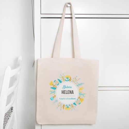 Torba Bawełniana Babcia rządzi Dziadkiem PERSONALIZACJA