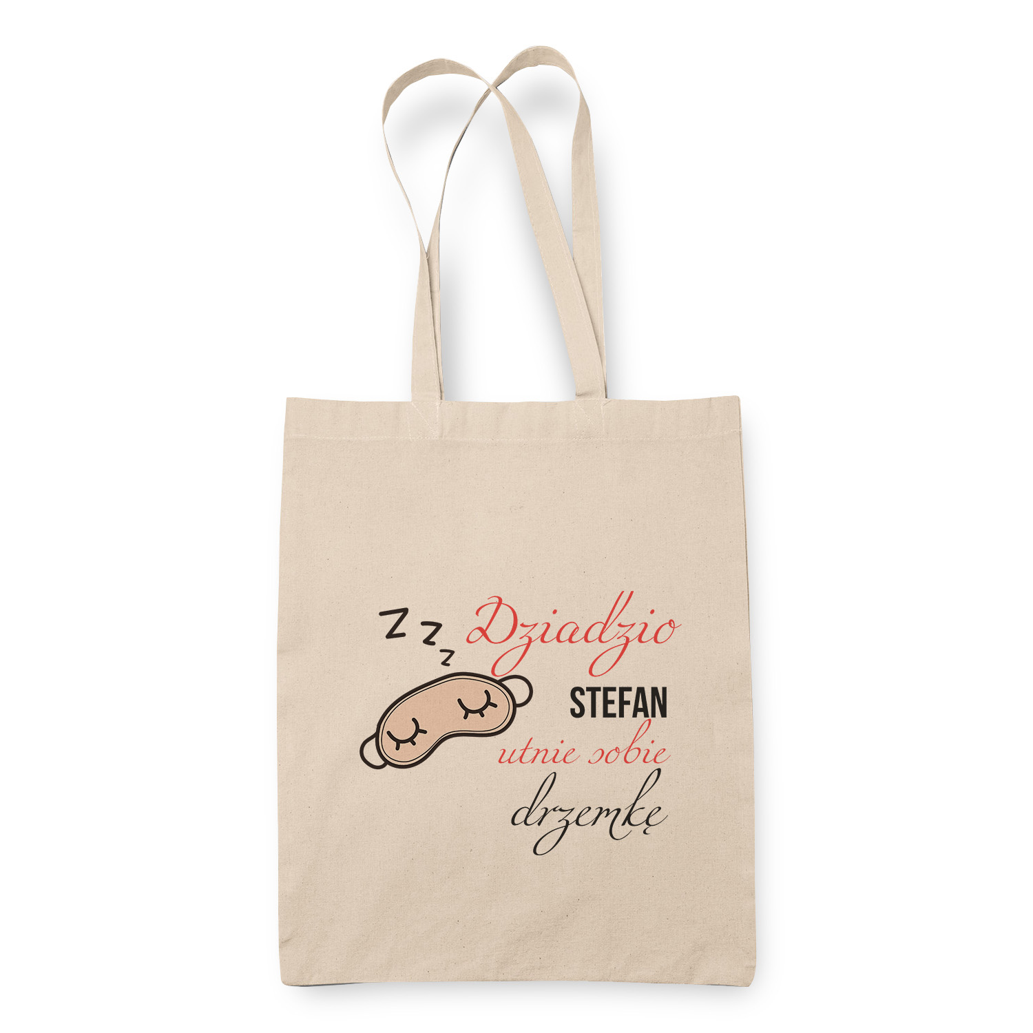 Torba Eko Śpiący Dziadek PERSONALIZACJA