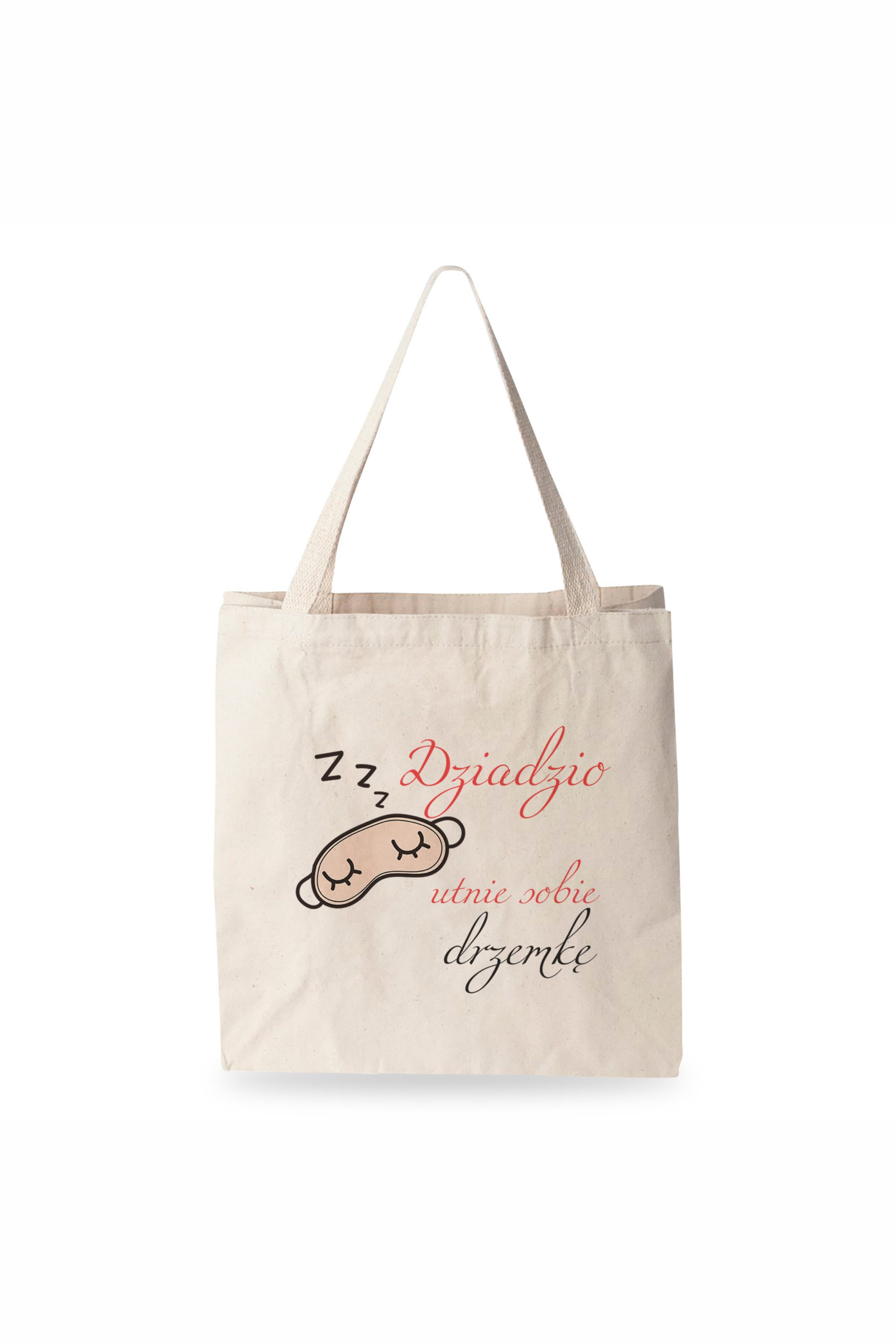 Torba Bawełniana Śpiący Dziadek PERSONALIZACJA