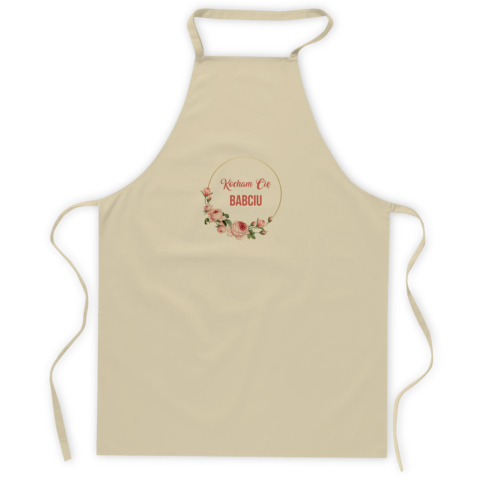 Fartuch Bawełniany Kocham Cię Babciu