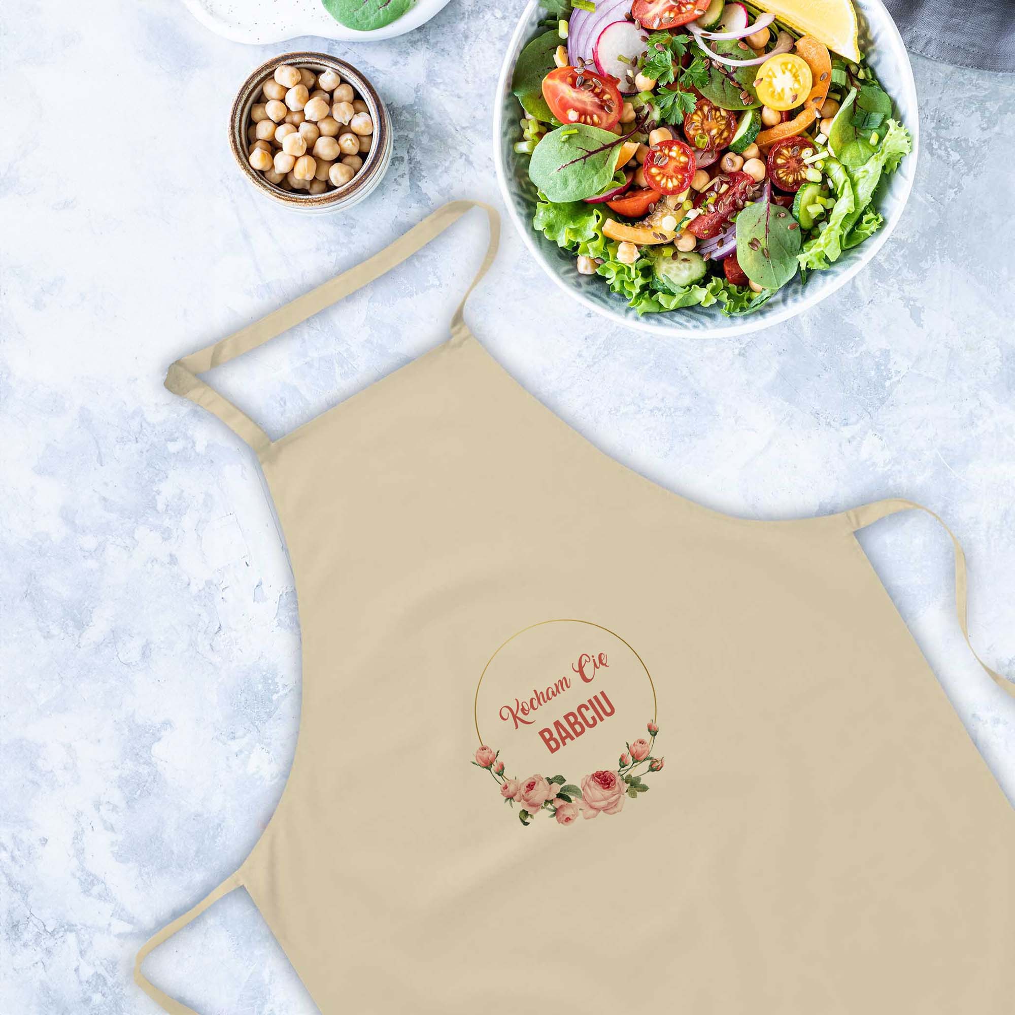 Fartuch Bawełniany Kocham Cię Babciu