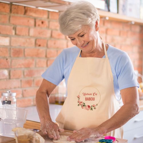 Fartuch Bawełniany Kocham Cię Babciu