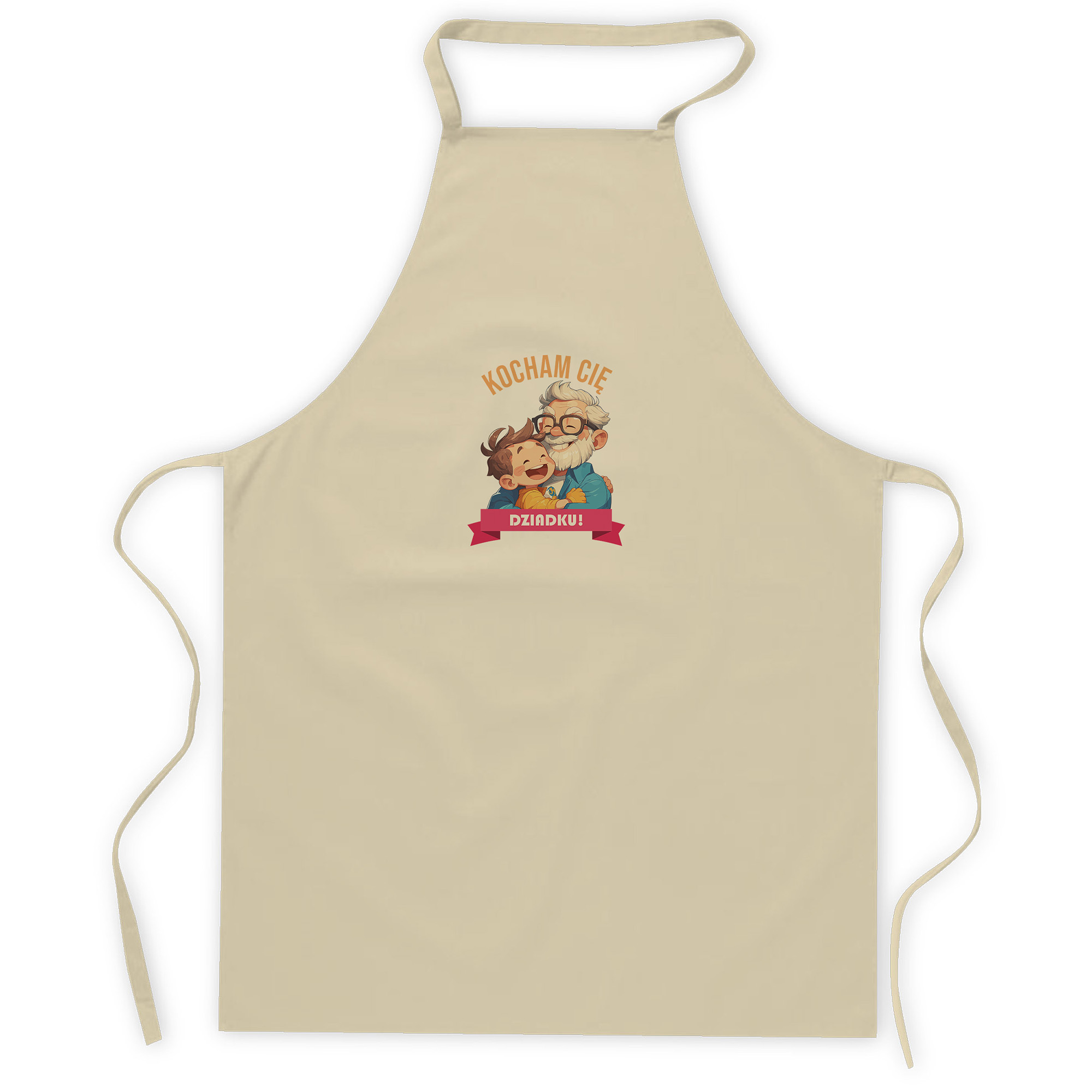 Fartuch Bawełniany Kocham Cię Dziadku