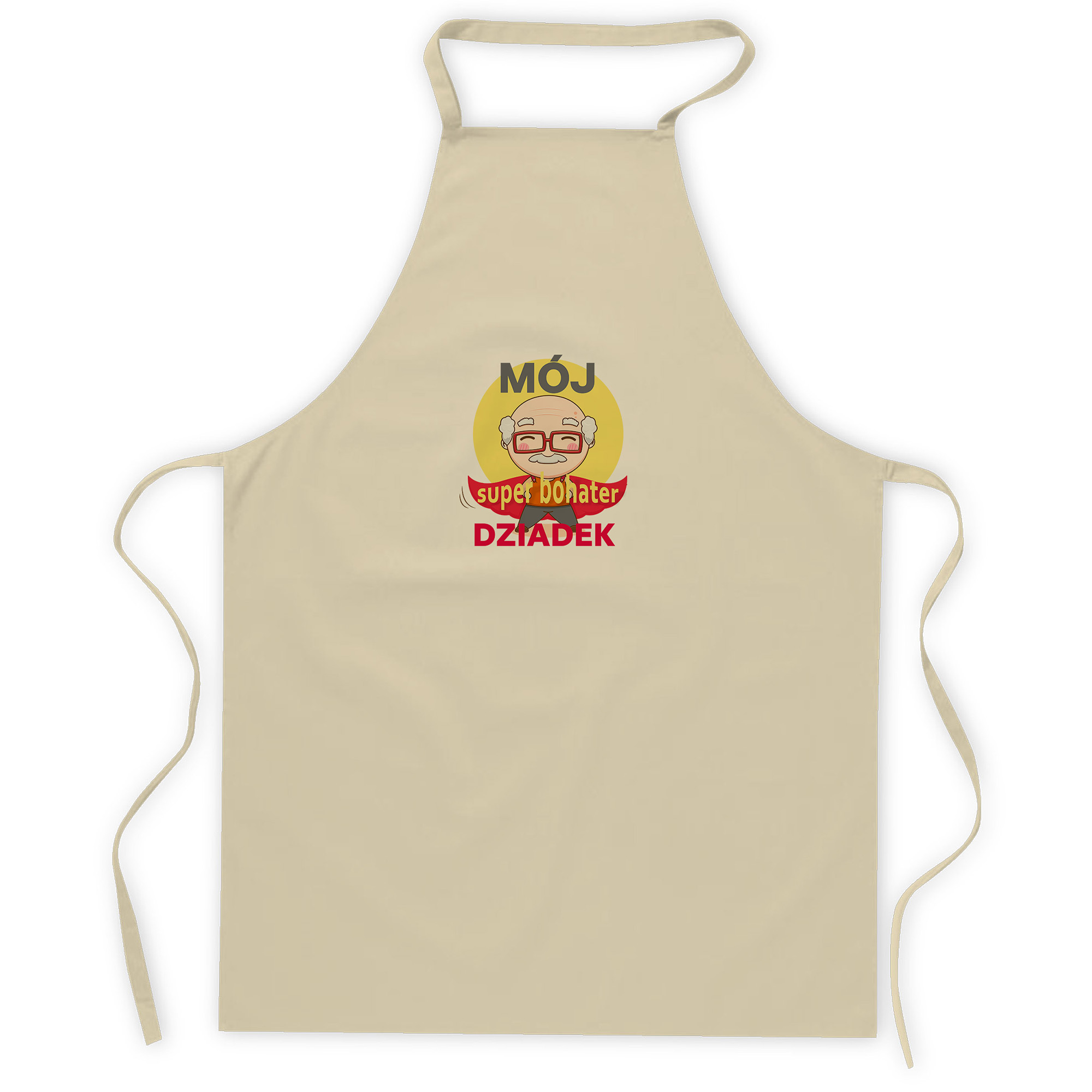 Fartuch Bawełniany Mój Superbohater Dziadek