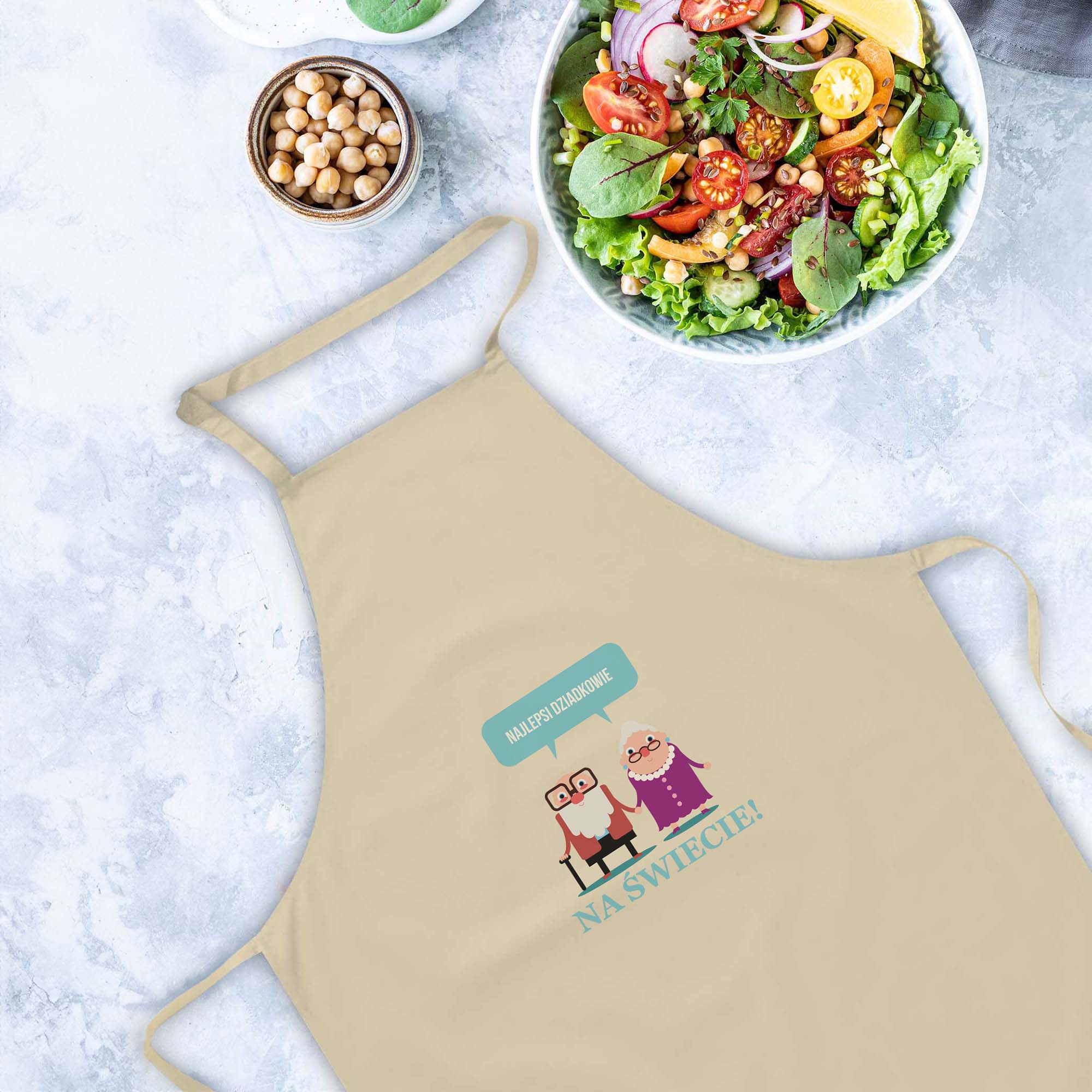 Fartuch Bawełniany Najlepsi Dziadkowie na Świecie