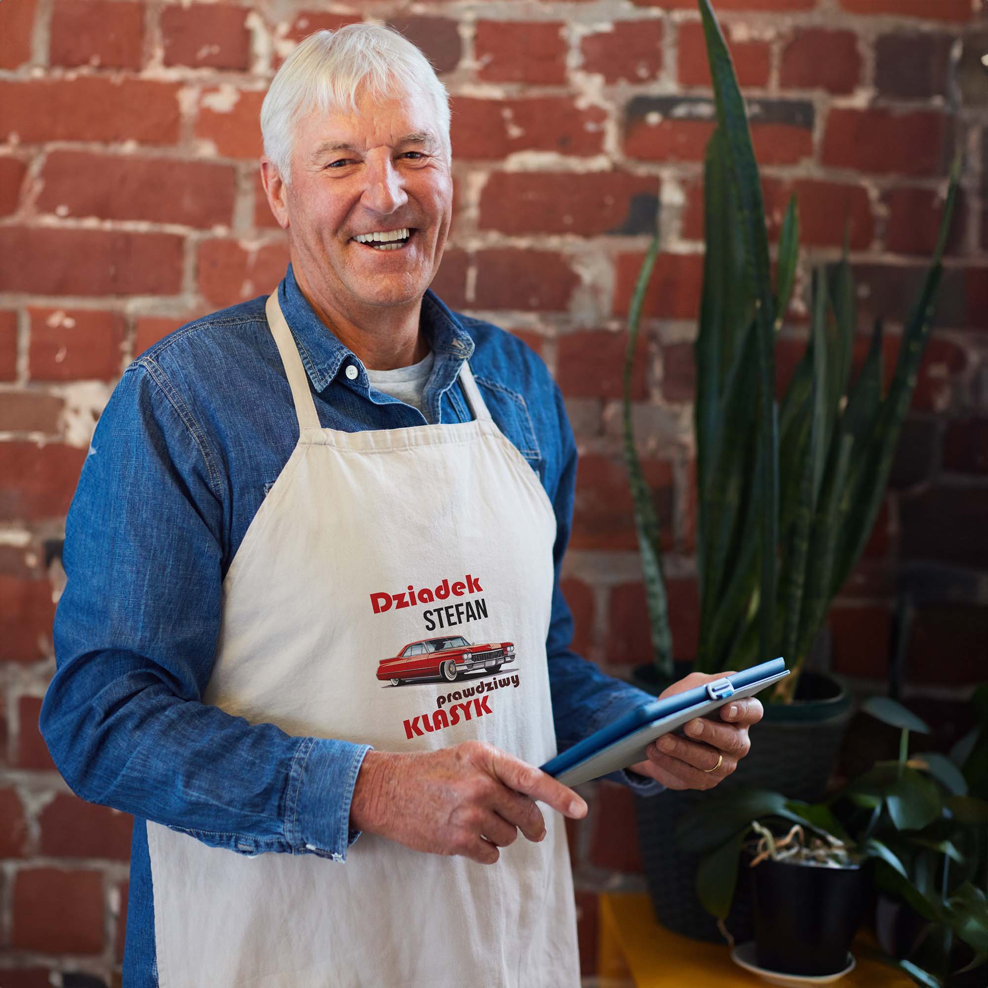 Fartuch Bawełniany Prawdziwy Klasyk PERSONALIZACJA