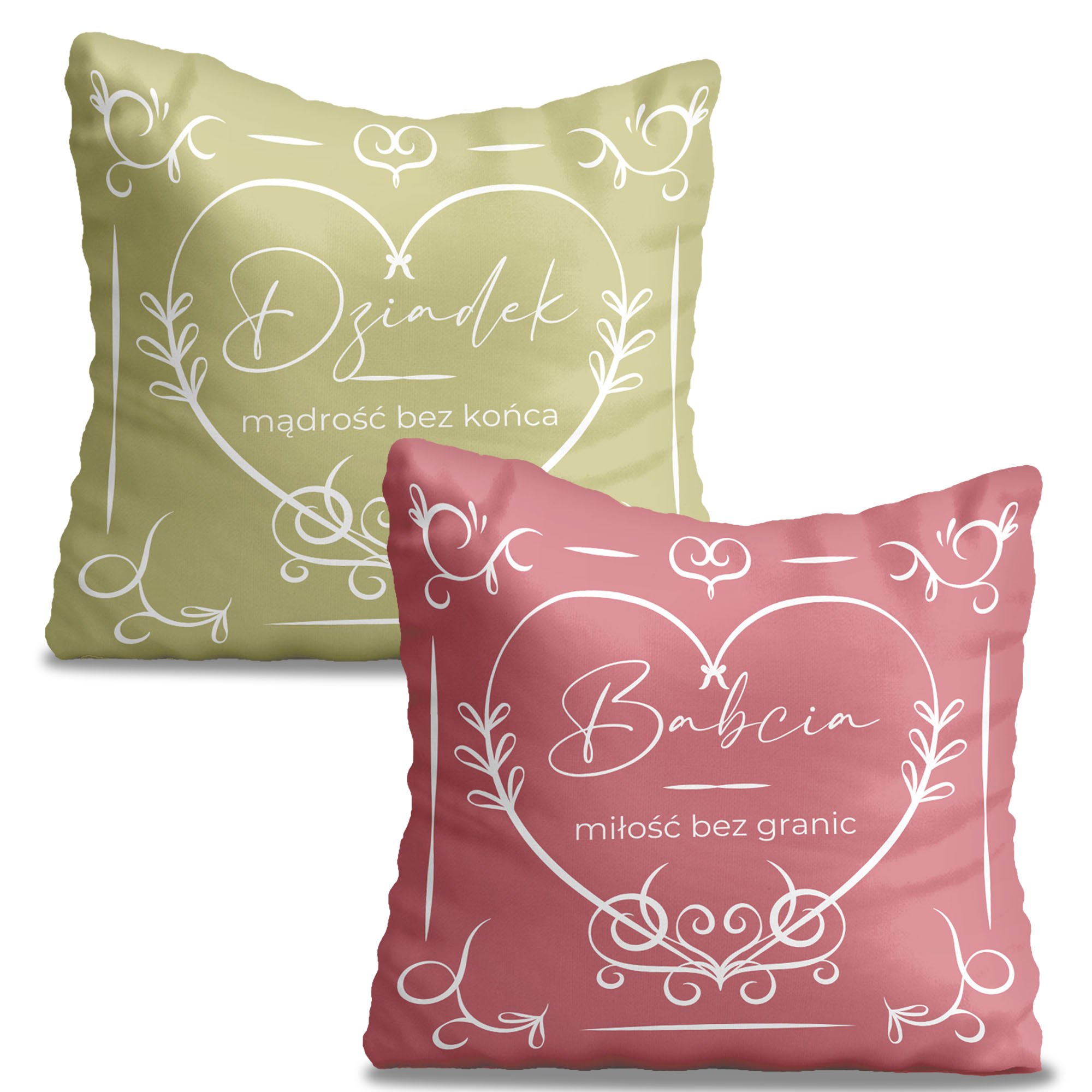 Komplet poduszek Miłość i Mądrość bez granic