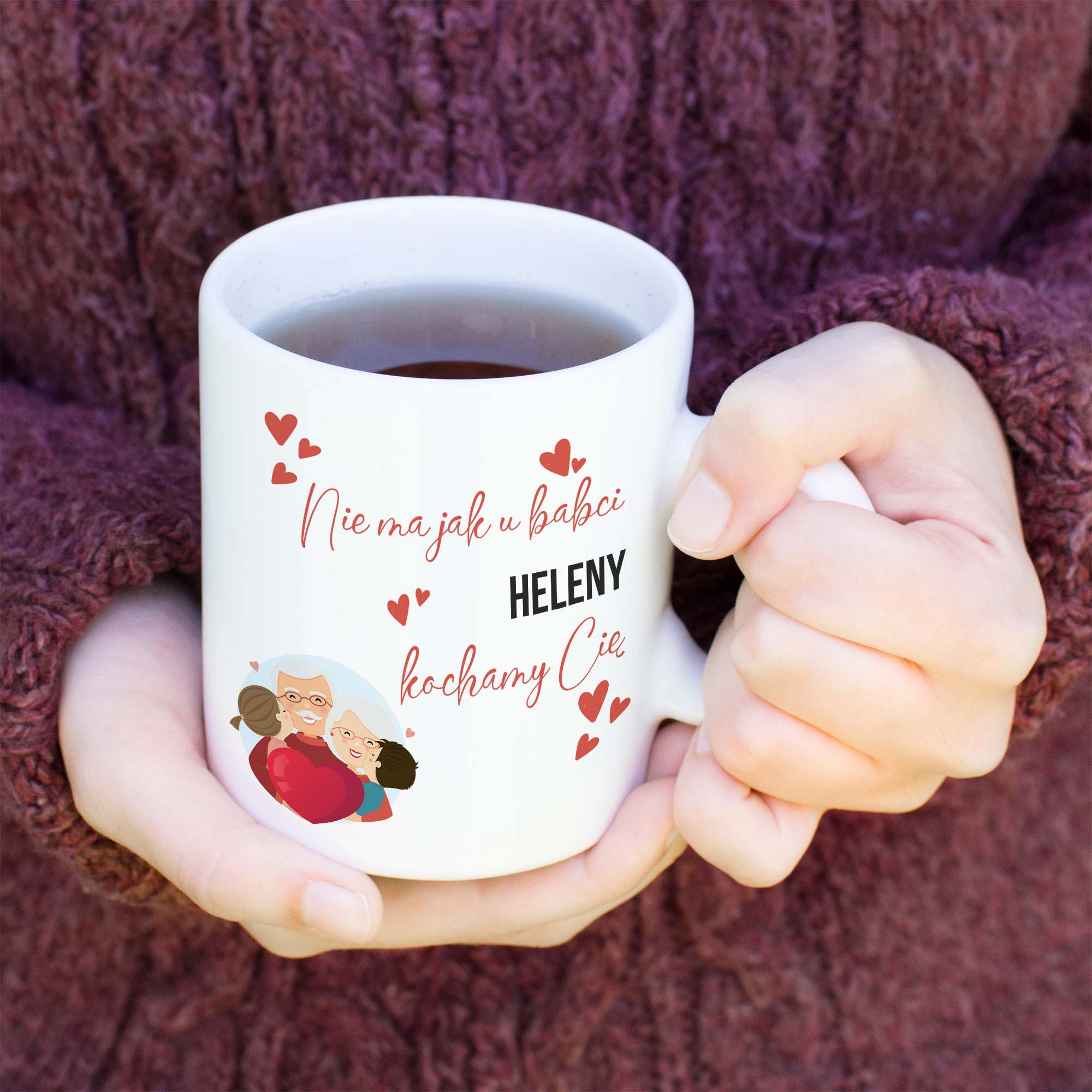 Kubek ceramiczny Nie ma jak u Babci PERSONALIZACJA